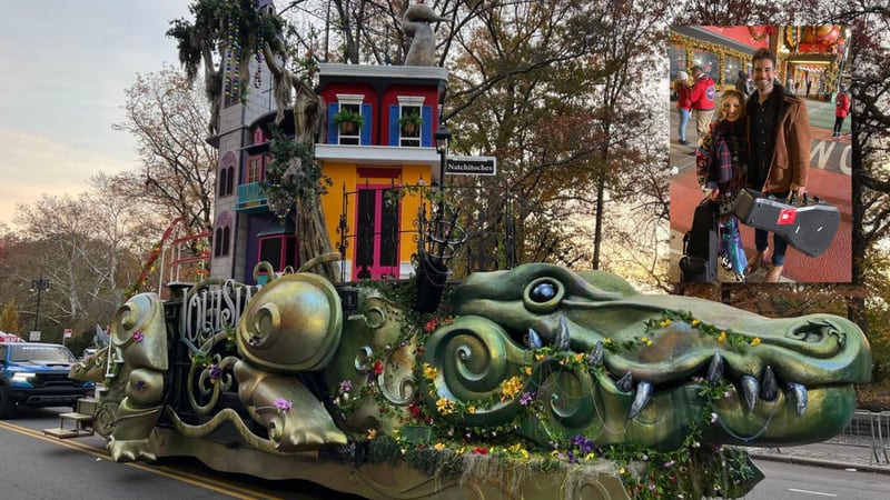 Louisiana's 60-foot “Celebration Gator” will once again crawl down the streets of the Big Apple...