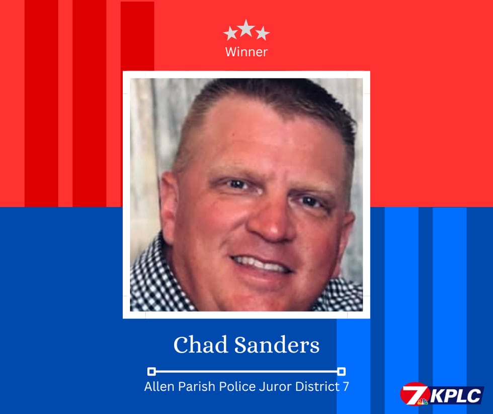 Chad Sanders Allen Parish Police Juror District 7