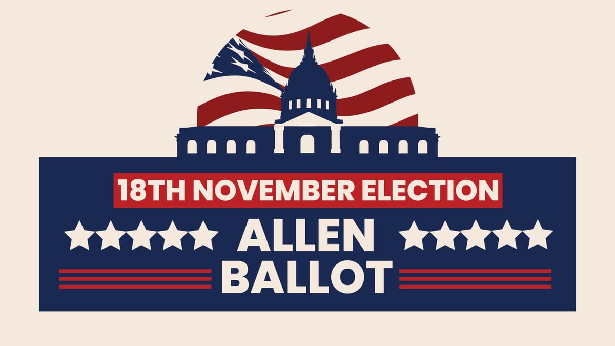 Nov. 18 Allen ballot