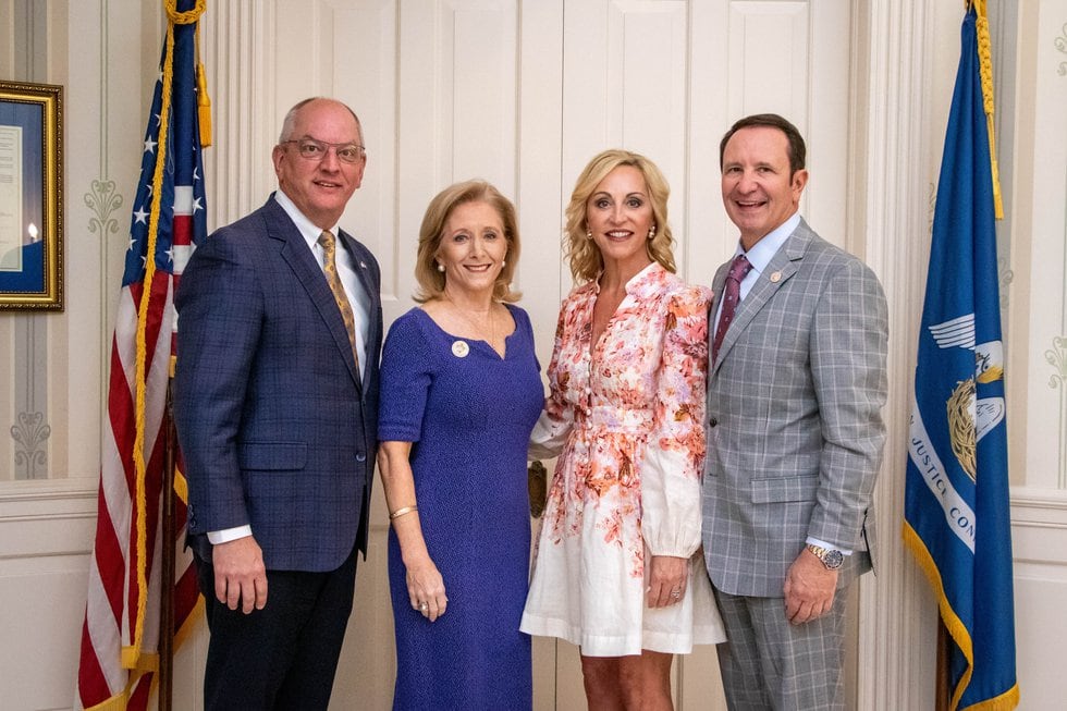 Governor and First Lady Edwards Meet with Governor-Elect and Mrs. Landry at Louisiana...