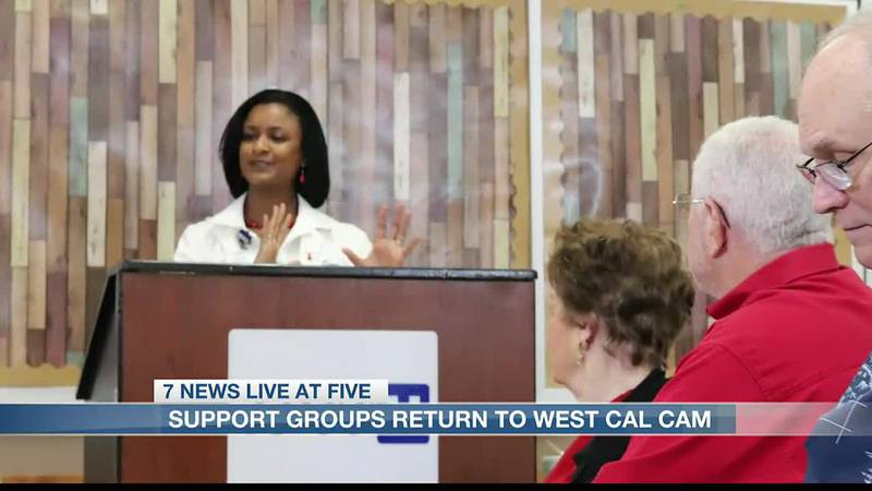 Support groups are returning to West Cal Cam Hospital, and Kingsley says these groups are an...