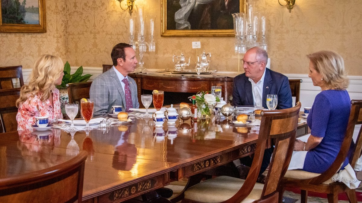 Governor and First Lady Edwards Meet with Governor-Elect and Mrs. Landry at Louisiana...