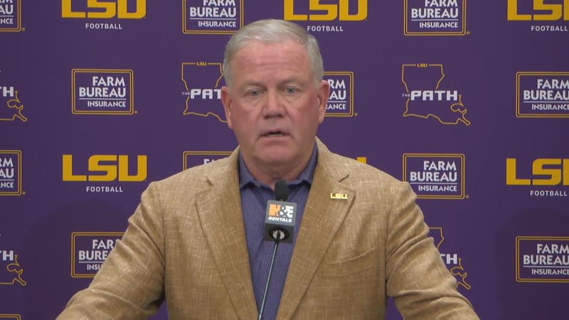 Brian Kelly during news conference