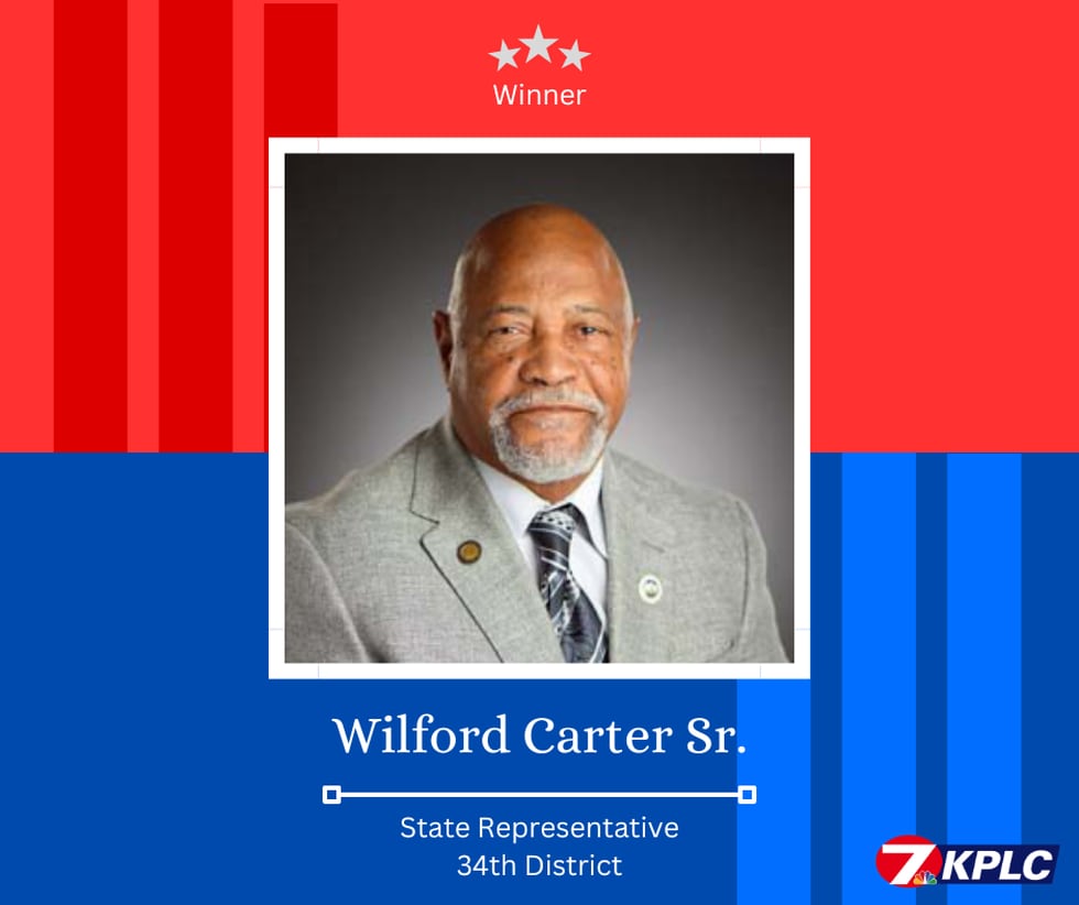 Wilford Carter Sr. State Representative 34th District