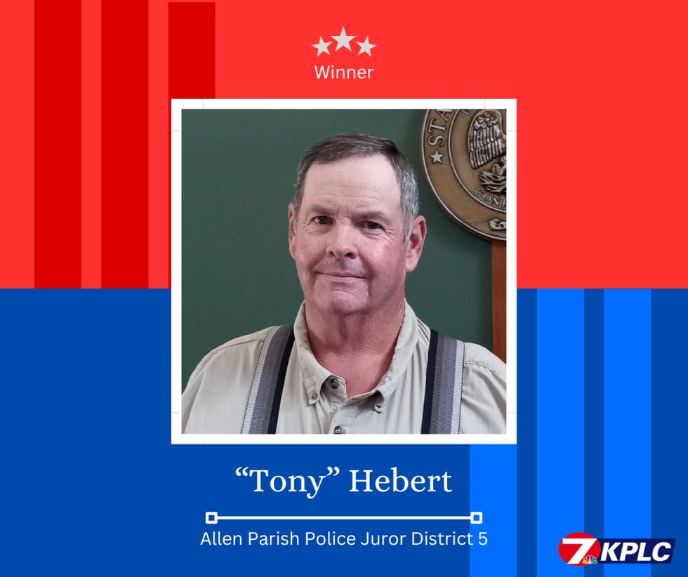 "Tony" Hebert Allen Parish Police Juror District 5