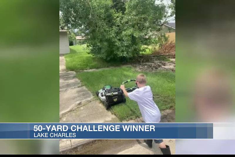 Nine-year-old wins lawn mowing challenge by helping those in need