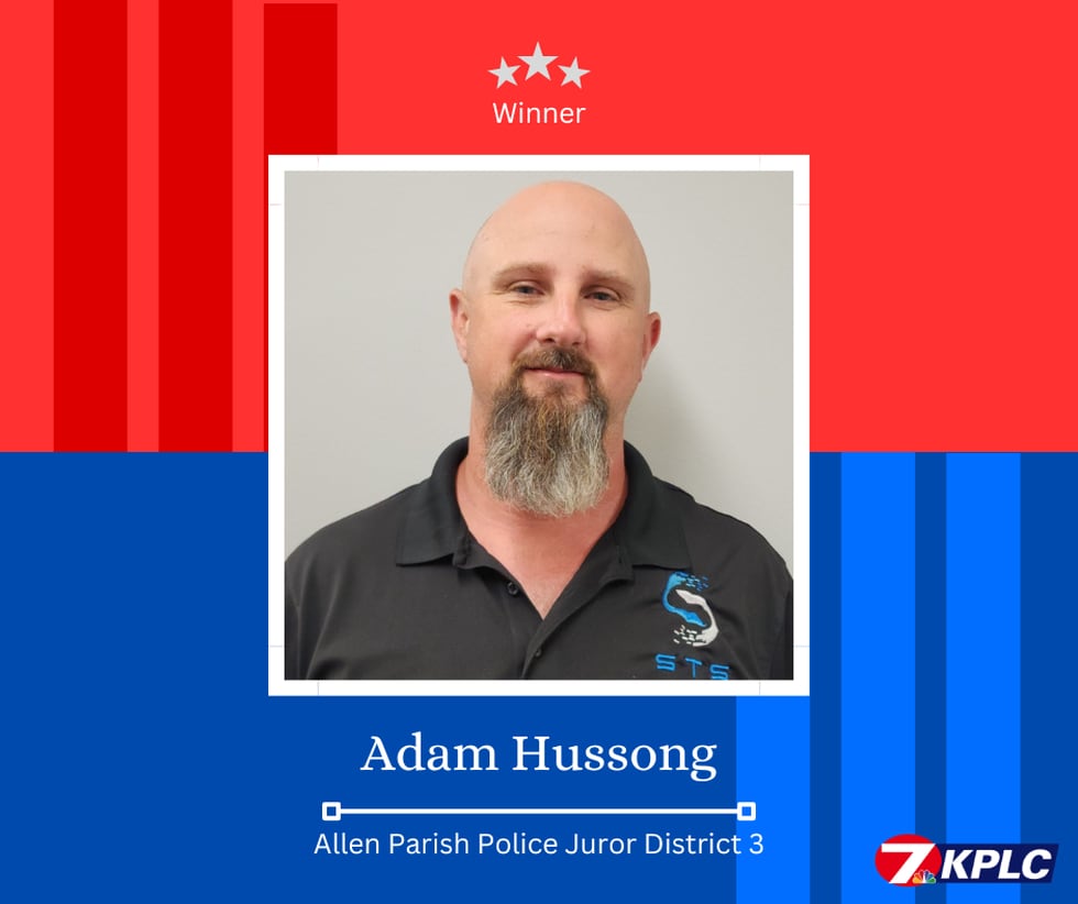 Adam Hussong Allen Parish Police Juror District 3