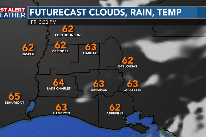 Afternoon temps are looking warmer today as skies clear and let in some sunshine