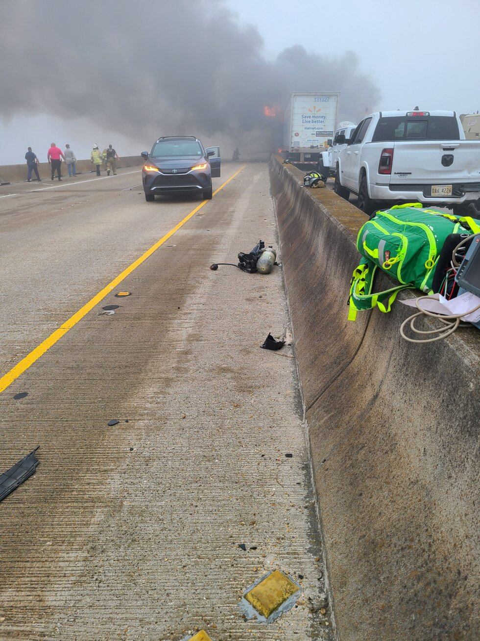 On Monday, Oct. 23, on I-55 in Louisiana, Acadian Ambulance responded to a multi-car pileup...